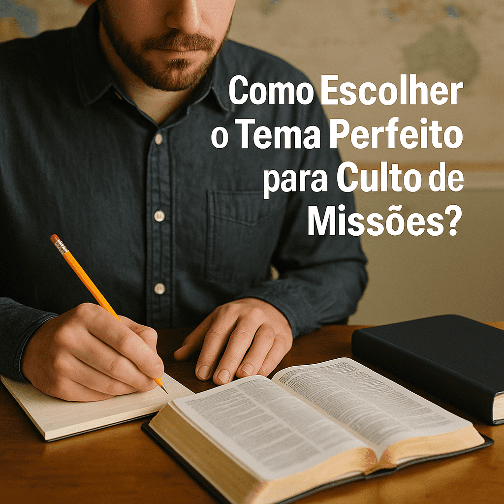 Um pregador compartilha a palavra de avivamento na Bíblia durante um culto de missões, inspirando a igreja ao avivamento espiritual e à Grande Comissão.