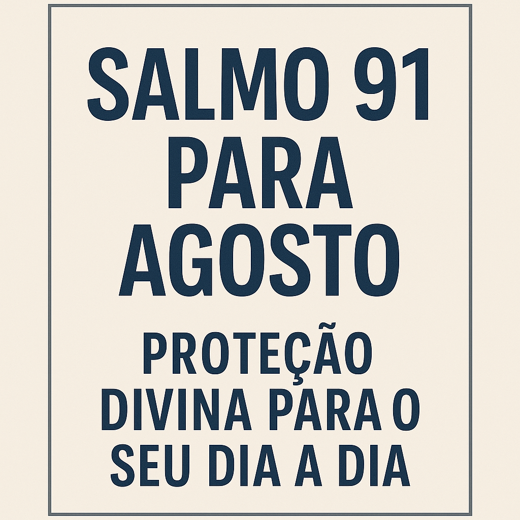 Imagem ilustrativa do Salmo 91, simbolizando proteção divina e a prática de oração e meditação. Representa a busca por um versículo sobre avivamento e renovação espiritual através da palavra de Deus, conforme a bíblia.
